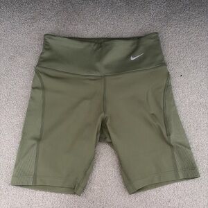 Nike Women's Green Bike Shorts